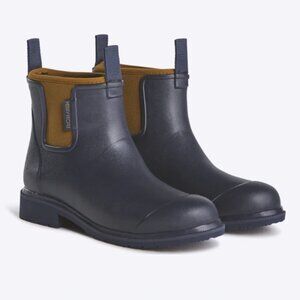 Merry People Navy and Ochre Women's Rainboot Sz 38 / 8